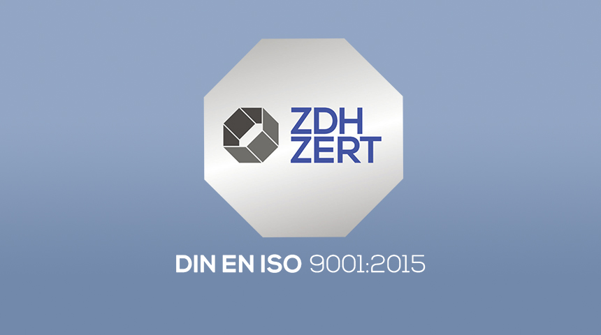 ISO 9001 Zertifikat